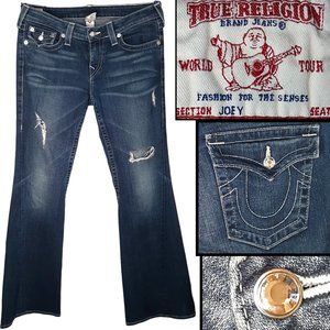 ⏰️Torn/distressed flare jeans